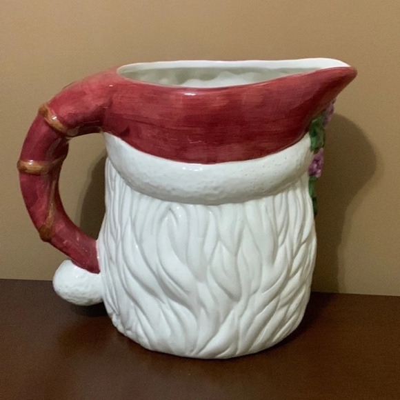 Wang’s Ceramic Christmas Santa Pitcher - Picture 2 of 6